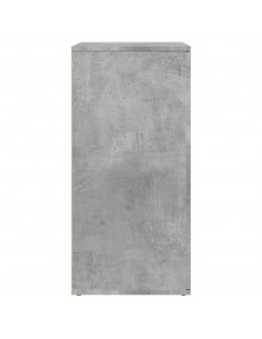 Credenza Grigio Cemento 79x38x80 cm in Legno Multistrato