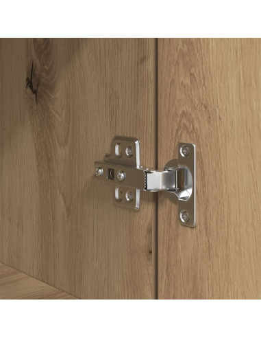 Credenza Alta Rovere Artigianale 37,5x35x180 cm in Truciolato