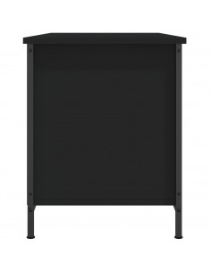 Mobile Porta TV Nero 100x40x50 cm in Legno Multistrato