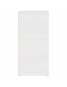 Credenza Bianca 79x38x80 cm in Legno Multistrato
