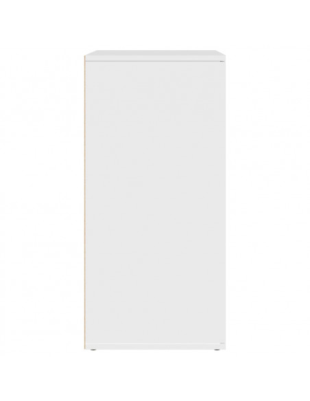 Credenza Bianca 79x38x80 cm in Legno Multistrato