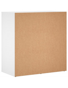 Credenza Bianca 79x38x80 cm in Legno Multistrato 2