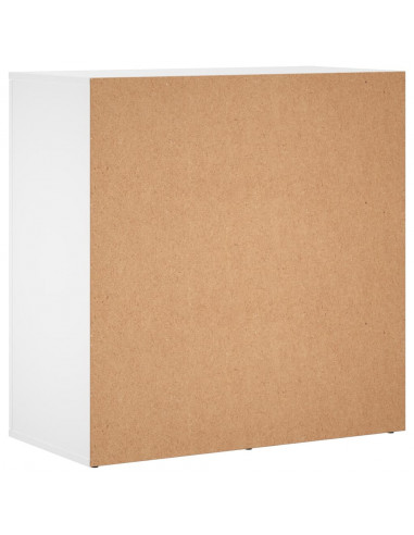 Credenza Bianca 79x38x80 cm in Legno Multistrato