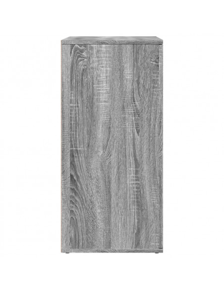 Credenza Grigio Sonoma 79x38x80 cm in Legno Multistrato