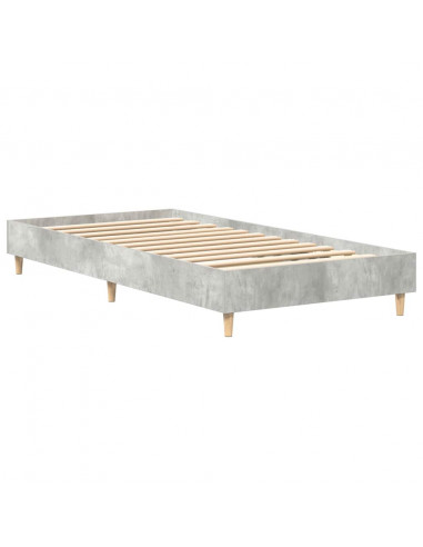 Giroletto senza Materasso Grigio Cemento 100x200 cm Truciolato