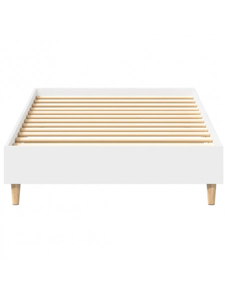 Giroletto senza Materasso Bianco 90x200 cm in Legno Multistrato
