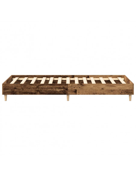 Giroletto senza Materasso Legno Antico 100x200 cm in Truciolato