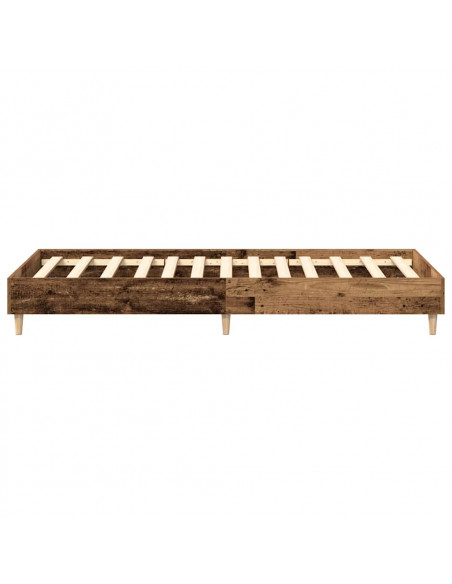 Giroletto senza Materasso Legno Antico 75x190 cm in Truciolato