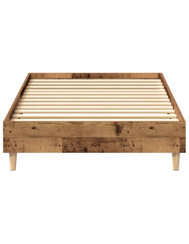 Giroletto senza Materasso Legno Antico 90x190 cm in Truciolato