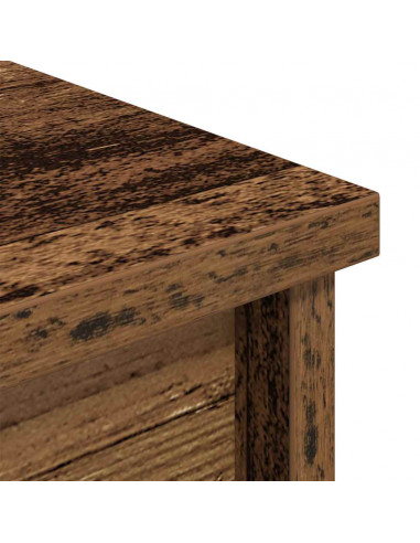 Credenza Legno Antico 37,5x35x180 cm in Truciolato