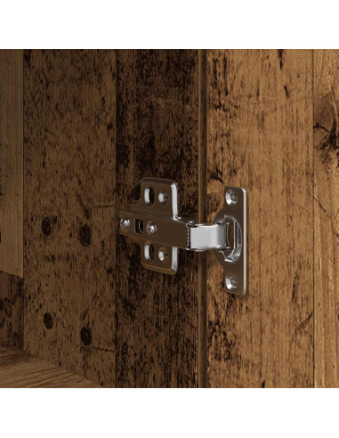 Credenza Legno Antico 37,5x35x180 cm in Truciolato