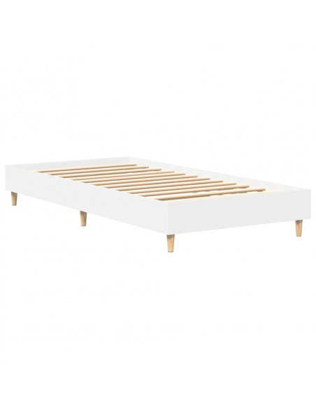 Giroletto senza Materasso Bianco 75x190 cm in Legno Multistrato