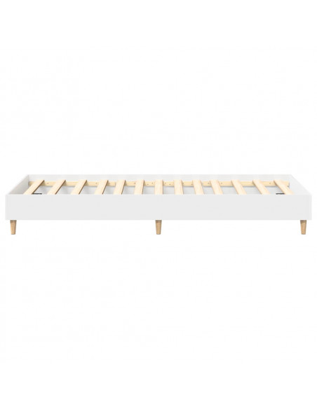 Giroletto senza Materasso Bianco 75x190 cm in Legno Multistrato