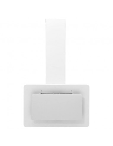 Cappa a Parete 60 cm in Acciaio Inox e Vetro Temperato Bianco