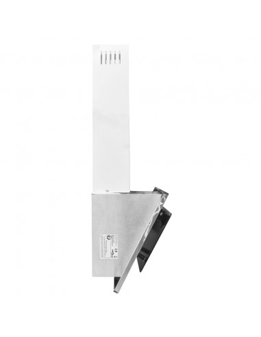 Cappa a Parete 60 cm in Acciaio Inox e Vetro Temperato Argento