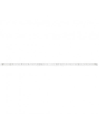 Gabbione Letto Rialzato in Acciaio Zincato 1000x100x20 cm