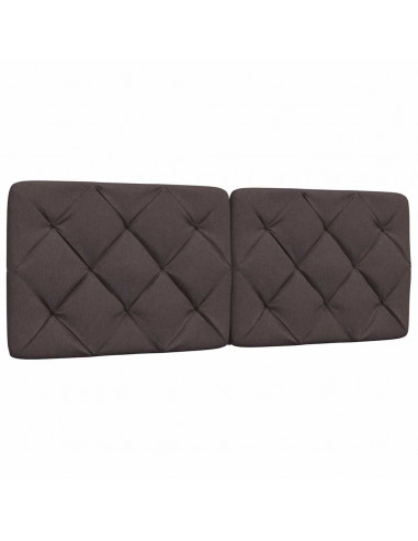 Giroletto con LED senza Materasso Marrone Scuro 140x190 cm