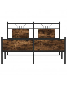 Giroletto senza Materasso Rovere Fumo 150x200 cm in Truciolato