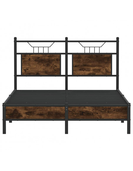 Giroletto senza Materasso Rovere Fumo 120x190 cm in Truciolato