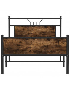 Giroletto senza Materasso Rovere Fumo 107x203 cm in Truciolato