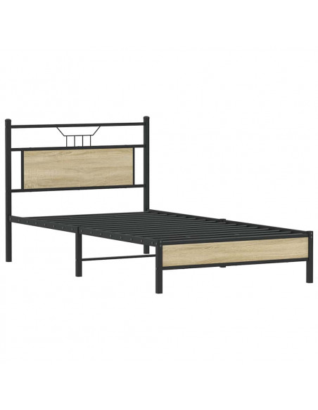 Giroletto senza Materasso Rovere Sonoma 107x203cm in Truciolato