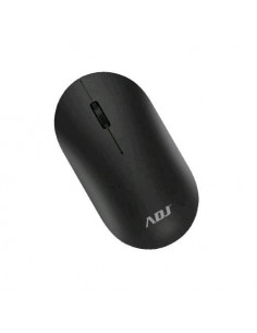 MOUSE WIRLESS OTTICO 3D EGG BLACK 1000 DPI 3 TASTI PLUG&PLAY ADJ
