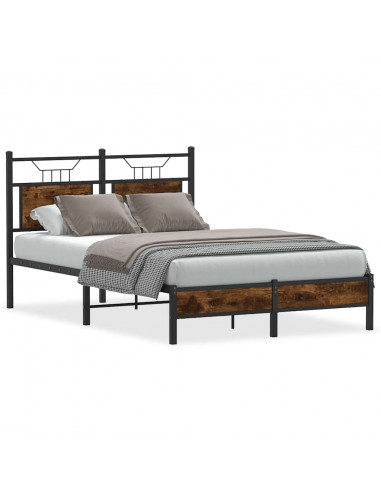 Giroletto senza Materasso Rovere Fumo 120x200 cm in Truciolato