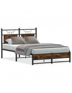 Giroletto senza Materasso Rovere Fumo 120x200 cm in Truciolato 2