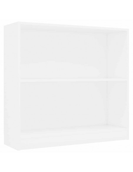Libreria Bianca 80x24x75 cm in Legno Multistrato