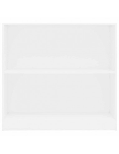 Libreria Bianca 80x24x75 cm in Legno Multistrato