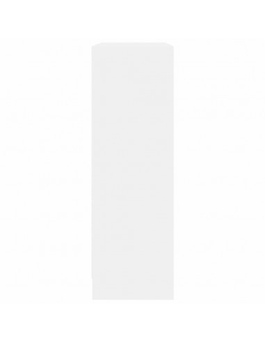 Libreria Bianca 80x24x75 cm in Legno Multistrato