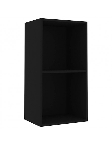 Libreria Nera 40x30x76,5 cm in Legno Multistrato