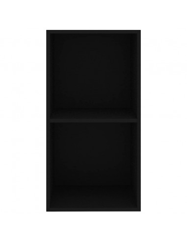 Libreria Nera 40x30x76,5 cm in Legno Multistrato
