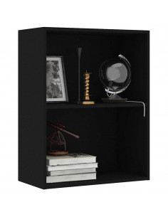 Libreria Nera 60x30x76,5 cm in Legno Multistrato 2