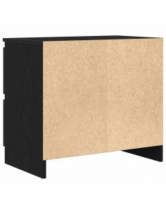 Mobile Porta TV Nero 60x35x54 cm in Legno Multistrato 2