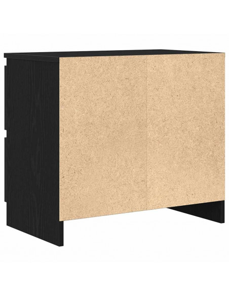 Mobile Porta TV Nero 60x35x54 cm in Legno Multistrato