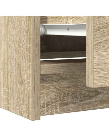 Mobile Porta TV Rovere Sonoma 60x35x54 cm in Legno Multistrato