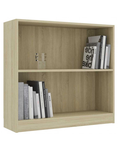 Libreria Rovere Sonoma 80x24x75 cm in Legno Multistrato