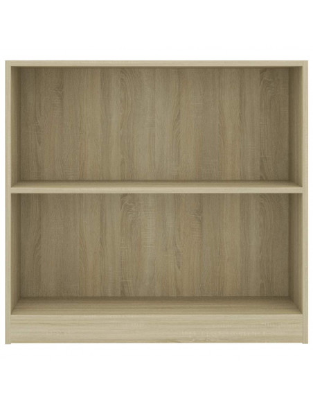 Libreria Rovere Sonoma 80x24x75 cm in Legno Multistrato
