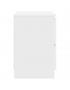 Mobile Porta TV Bianco 60x35x54 cm in Legno Multistrato