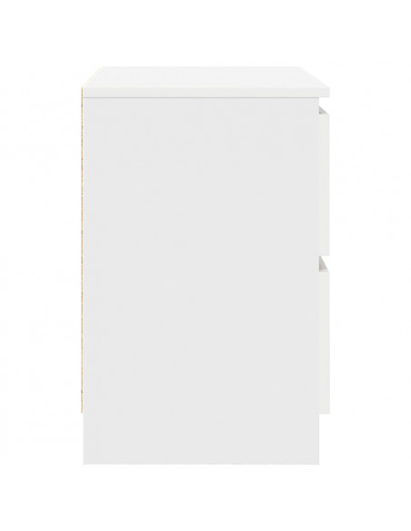 Mobile Porta TV Bianco 60x35x54 cm in Legno Multistrato