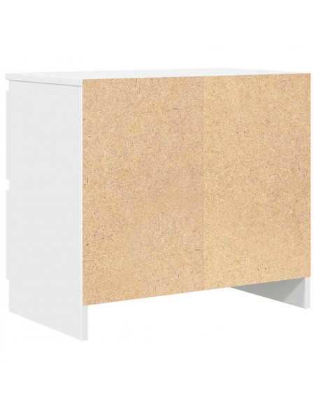 Mobile Porta TV Bianco 60x35x54 cm in Legno Multistrato