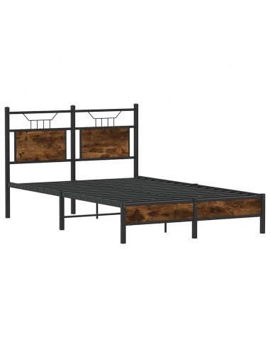 Giroletto senza Materasso Rovere Fumo 120x190 cm in Truciolato