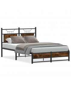 Giroletto senza Materasso Rovere Fumo 120x190 cm in Truciolato 2