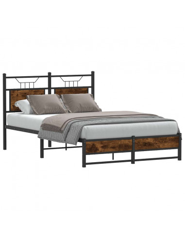 Giroletto senza Materasso Rovere Fumo 120x190 cm in Truciolato