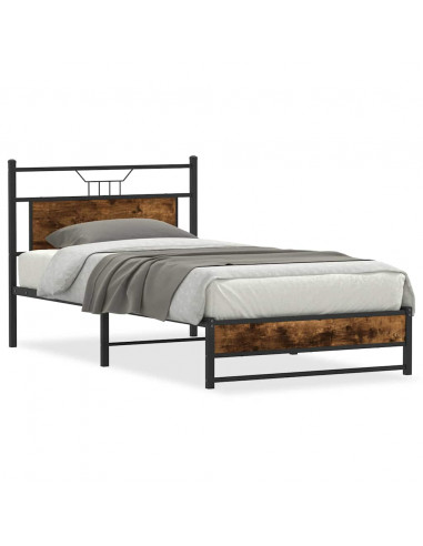 Giroletto senza Materasso Rovere Fumo 107x203 cm in Truciolato