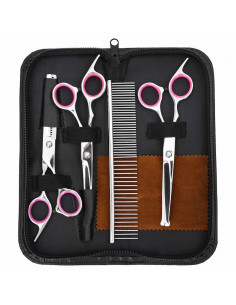 Set Forbici da Toelettatura Cani 4 pz in Acciaio Inossidabile 2