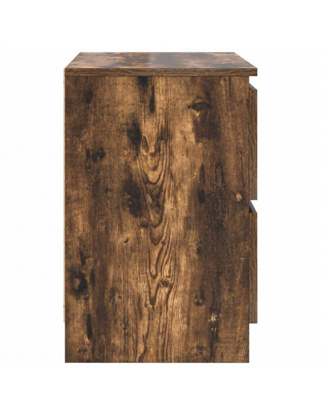 Mobile TV Rovere Fumo 60x35x54 cm in Legno Multistrato