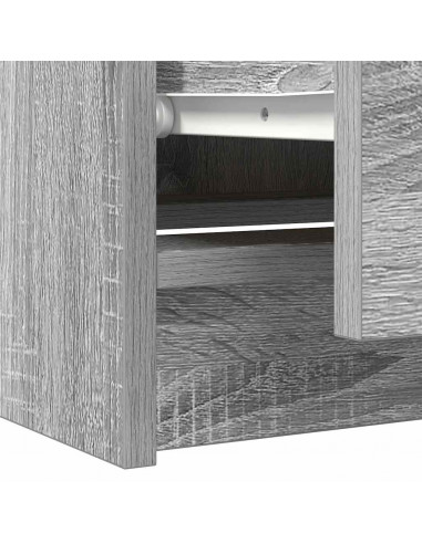 Mobile TV Grigio Sonoma 60x35x54 cm in Legno Multistrato