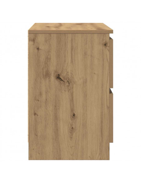 Mobile TV Rovere Artigianale 60x35x54 cm in Legno Multistrato